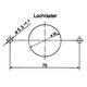 ZIJMARKERINGSLAMP GEEL 12/24V 110X41MM KAN OOK GEBRUIKT WORDEN ALS REFLECTOR